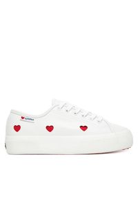 Superga Tenisówki S8137HW 3740 Biały. Kolor: biały. Materiał: materiał
