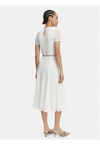 MICHAEL Michael Kors Sukienka codzienna MS683DUKS1 Biały Regular Fit. Okazja: na co dzień. Kolor: biały. Materiał: syntetyk. Typ sukienki: proste. Styl: casual #5