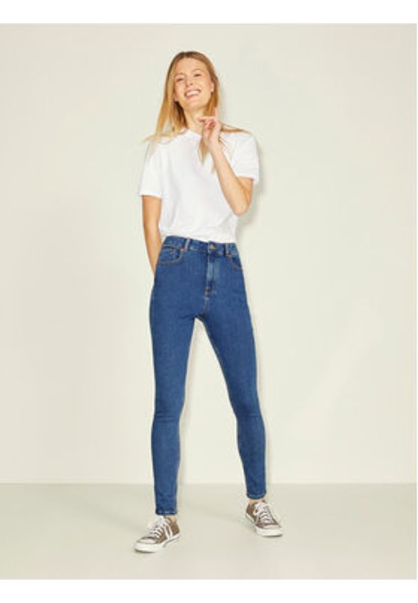 JJXX Jeansy Vienna 12203792 Niebieski Skinny Fit. Kolor: niebieski