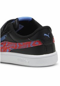 Puma - Sneakersy dla małych dzieci PUMA Smash 3.0 Masked Hero PUMA. Kolor: biały, czarny, czerwony, wielokolorowy. Materiał: skóra. Szerokość cholewki: normalna. Wzór: nadruk