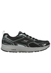 skechers - Buty męskie Skechers GOrun Consistent 220034BKGY - czarne. Okazja: na co dzień. Zapięcie: sznurówki. Kolor: czarny. Materiał: guma, skóra. Szerokość cholewki: normalna. Wzór: gładki. Model: Skechers Sport