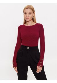 Marciano Guess Sweter 3YGR06 5613Z Czerwony. Kolor: czerwony. Materiał: wiskoza #1