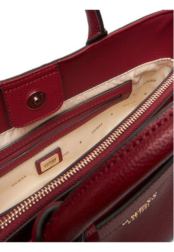 Guess Torebka HWBG85 46060 Czerwony. Kolor: czerwony. Materiał: skórzane