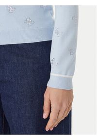 Guess Kardigan W6GR18 Z0605 Niebieski Regular Fit. Kolor: niebieski. Materiał: wiskoza #2