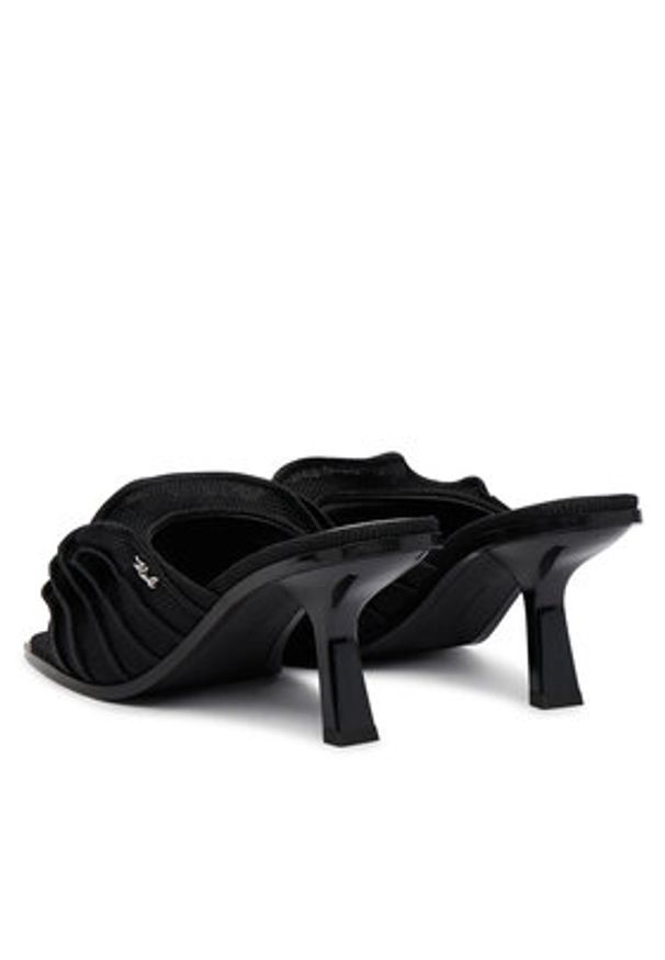 Karl Lagerfeld - KARL LAGERFELD Klapki Karmel KL33604 Czarny. Kolor: czarny. Materiał: materiał