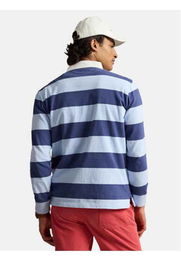 Polo Ralph Lauren Polo The Iconic Rugby 710717116032 Niebieski Regular Fit. Typ kołnierza: polo. Kolor: niebieski. Materiał: bawełna