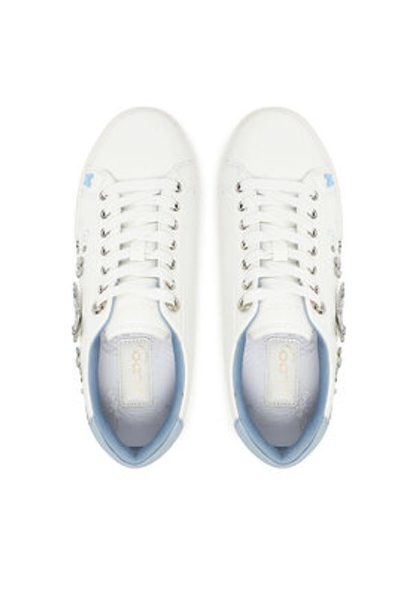 Aldo Sneakersy Saxony 13966825 Biały. Kolor: biały. Materiał: skóra
