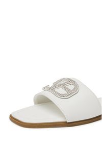 DeeZee Klapki Q877-44 Biały. Kolor: biały. Materiał: syntetyk, materiał #2
