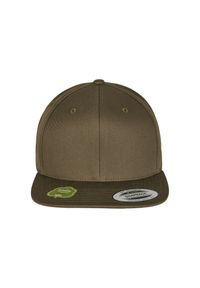 FLEXFIT - Czapka Flexfit organic cotton. Kolor: zielony. Materiał: bawełna #1