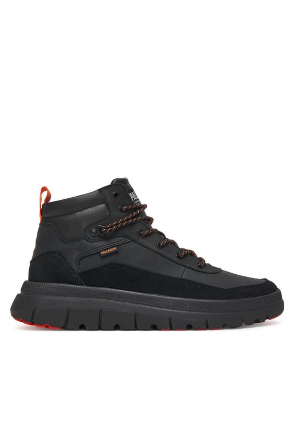Palladium Sneakersy Pallaflex Cuff M 09509-008-M Czarny. Kolor: czarny. Materiał: nubuk, skóra