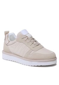 Sneakersy Clara Barson. Kolor: beżowy