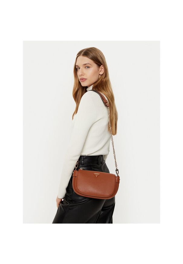 Torebka Guess. Kolor: brązowy