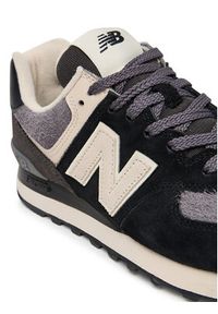 New Balance Sneakersy U574SBK W Czarny. Kolor: czarny. Materiał: zamsz, skóra. Model: New Balance 574 #6