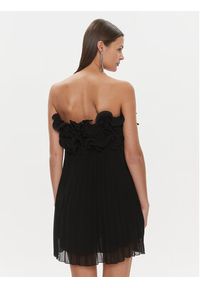 ViCOLO Sukienka koktajlowa TR1116 Czarny Regular Fit. Kolor: czarny. Materiał: syntetyk. Styl: wizytowy
