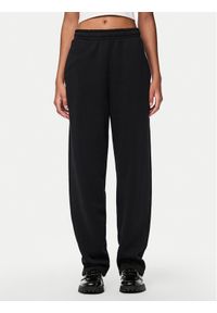 Pieces Spodnie dresowe Chilli 17156301 Czarny Straight Fit. Kolor: czarny. Materiał: bawełna, syntetyk #1