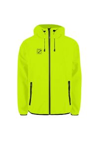 Givova - Fluo Żółta Unisex Softshell Kurtka - Funkcjonalność i Styl. Kolor: żółty. Materiał: softshell. Sport: turystyka piesza