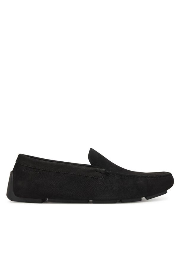 Calvin Klein Mokasyny Driver Nu W HM0HM01925 Czarny. Kolor: czarny. Materiał: nubuk, skóra
