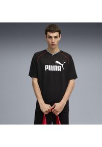 Puma - Męska koszulka piłkarska Essentials PUMA Black. Kolor: czarny. Sport: piłka nożna