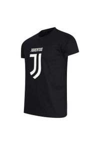 JUVENTUS FC - Koszulka dziecięca Juventus. Kolor: czarny. Materiał: bawełna