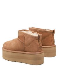 Ugg Śniegowce W Classic Ultra Mini Platform 1135092 Brązowy. Kolor: brązowy. Materiał: skóra. Obcas: na platformie #4