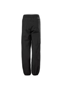 Spodnie przeciwdeszczowe dla dzieci Helly Hansen JR Guard. Kolor: czarny. Sezon: lato. Sport: turystyka piesza