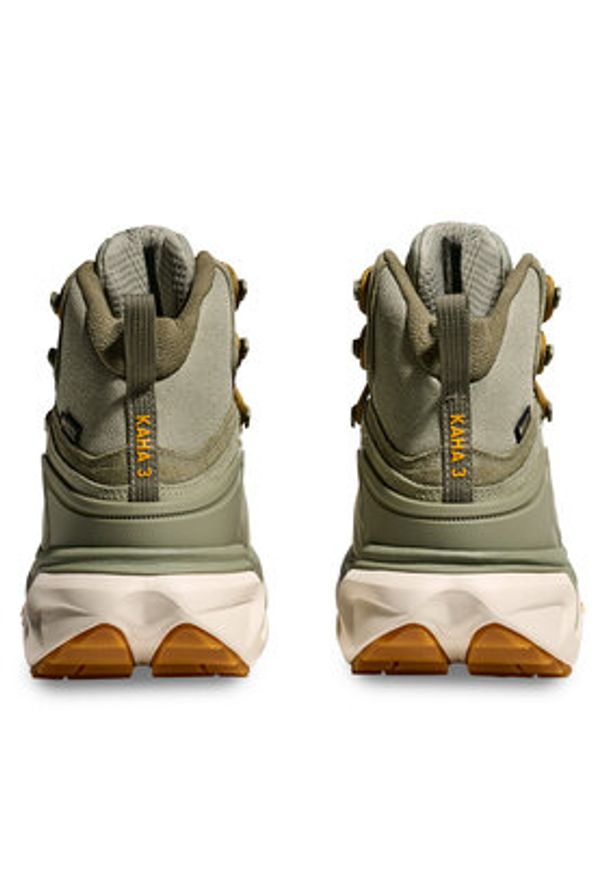HOKA - Hoka Trekkingi Kaha 3 Gtx Gore-Tex 1162530 Zielony. Kolor: zielony. Materiał: nubuk, skóra. Technologia: Gore-Tex. Sport: turystyka piesza