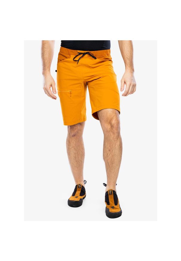 Haglöfs - Spodenki wspinaczkowe męskie Haglofs ROC Lite Standart Shorts. Kolor: żółty. Długość: krótkie. Sezon: lato