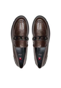HÖGL Loafersy Robin 8-101616 Brązowy. Kolor: brązowy. Materiał: lakier, skóra