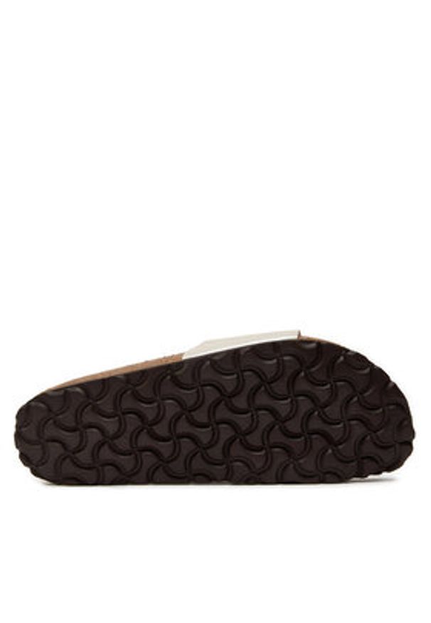 Birkenstock Klapki Madrid 0940153 Beżowy. Kolor: beżowy. Materiał: skóra