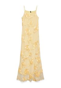 Vero Moda Sukienka wieczorowa Quinn 10348532 Żółty Regular Fit. Kolor: żółty. Materiał: syntetyk. Styl: wizytowy #2