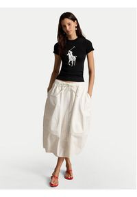 Polo Ralph Lauren T-Shirt 211A96259003 Czarny Slim Fit. Typ kołnierza: polo. Kolor: czarny. Materiał: bawełna #4