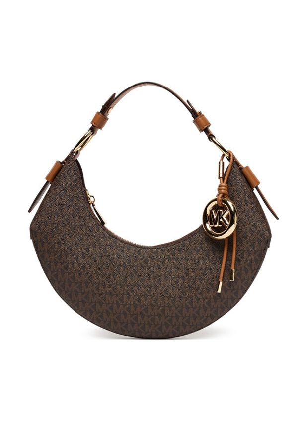 MICHAEL Michael Kors Torebka 30F5GQ4L6B Brązowy. Kolor: brązowy. Materiał: skórzane