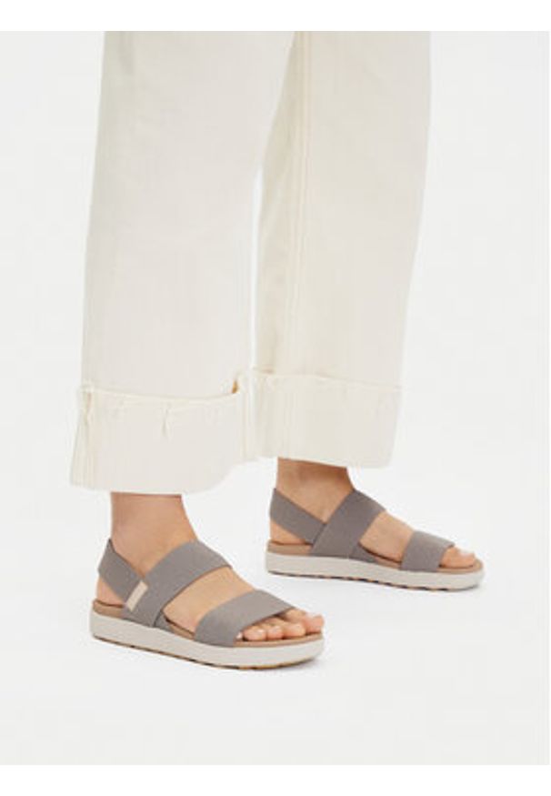 keen - Keen Sandały Elle Backstrap 1027160 Beżowy. Kolor: beżowy. Materiał: materiał