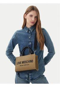 Love Moschino - LOVE MOSCHINO Torebka JC4226PP0OKB190A Beżowy. Kolor: beżowy #1