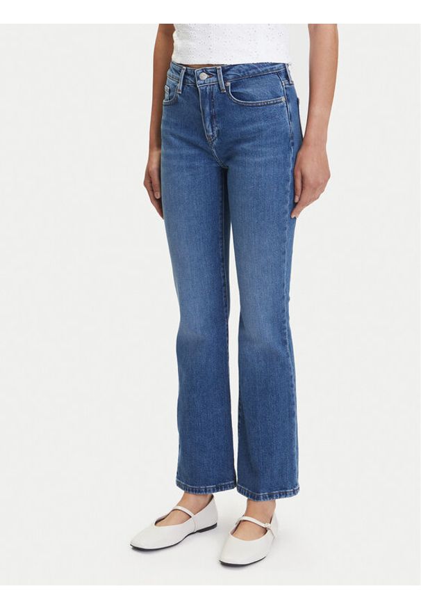 TOMMY HILFIGER - Tommy Hilfiger Jeansy WW0WW45674 Niebieski Bootcut Fit. Kolor: niebieski