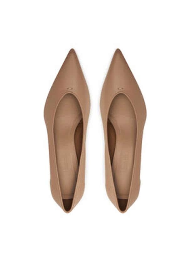 Max Mara Szpilki 2514521151600 Brązowy. Kolor: brązowy. Materiał: skóra. Obcas: na szpilce