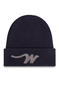 Weekend Max Mara Czapka Alben 2525576025 Granatowy. Kolor: niebieski. Materiał: wełna, materiał