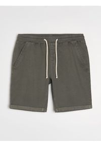 Sinsay - Szorty jeansowe jogger - zielony. Kolor: zielony. Materiał: jeans