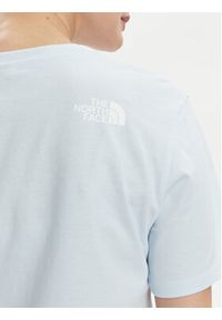 The North Face T-Shirt Simple Dome NF0A87U4 Błękitny Relaxed Fit. Kolor: niebieski. Materiał: bawełna