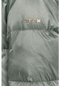 Geox - Kurtka puchowa. Typ kołnierza: kaptur. Kolor: fioletowy. Materiał: puch. Wzór: gładki #6