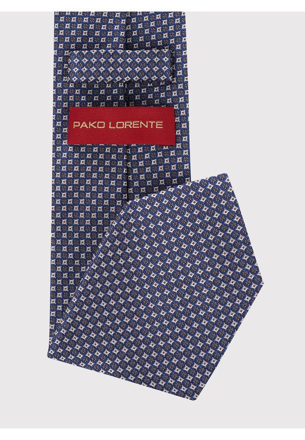 Pako Lorente - PAKO LORENTE - Jedwabny krawat męski. Materiał: jedwab