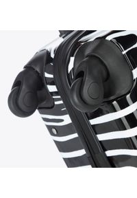 Wittchen - Zestaw walizek z ABS-u w zwierzęcy wzór biało-czarny. Kolor: czarny, biały, wielokolorowy. Materiał: guma. Wzór: motyw zwierzęcy #7