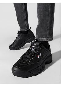 Fila Sneakersy Disruptor Low 1010262.12V Czarny. Kolor: czarny. Materiał: skóra #5