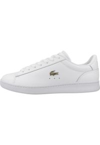 Buty sportowe damskie Lacoste Carnaby Set 224 1 SFA trampki. Kolor: biały. Materiał: skóra, tkanina