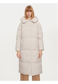 Hetrego - Hetregó Kurtka puchowa Valery 8N691 Beżowy Loose Fit. Kolor: beżowy. Materiał: syntetyk #3