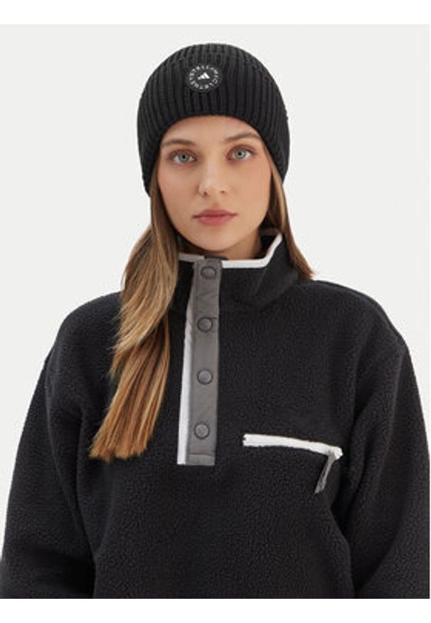 Adidas by Stella McCartney - adidas by Stella McCartney Czapka IM8566 Czarny. Kolor: czarny. Materiał: bawełna