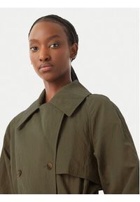MICHAEL Michael Kors Trencz MS620FLKMY Khaki Oversize. Kolor: brązowy. Materiał: bawełna #6