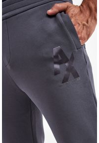 Armani Exchange - Spodnie dresowe ARMANI EXCHANGE. Materiał: dresówka. Wzór: aplikacja #4