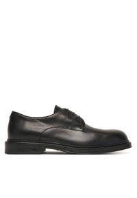 Emporio Armani Półbuty EM003721 AF17455 UC001 Czarny. Kolor: czarny. Materiał: skóra