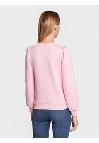 NAF NAF Bluza Michelle THNS22A Różowy Regular Fit. Kolor: różowy. Materiał: bawełna #4